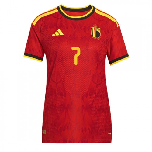 Belgien Kevin De Bruyne #7 Replika Hemmatröja Damer VM 2026 Kortärmad